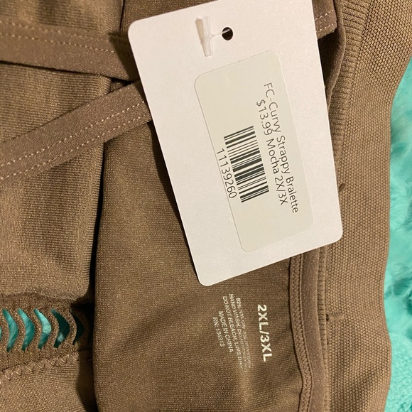 Curvy Mocha Bralette 2x/3x - Picture 6 of 6